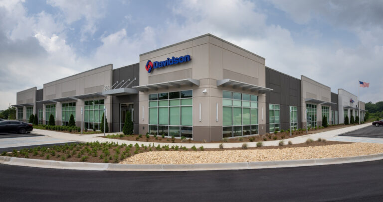 Modern office building with 