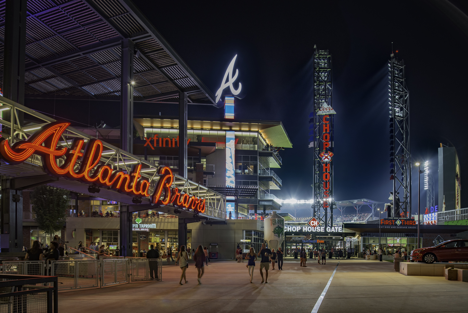 Final Photography SunTrust Park

American Builders 2017, Atlanta, Atlanta Braves, Baseball, Cobb County, Development, Exterior, Field, Game day, Georgia, MLB, Night, People, Places, Plaza, Professional Sports, Project Type, Smyrna, Sports/Events, Stadium, SunTrust Park