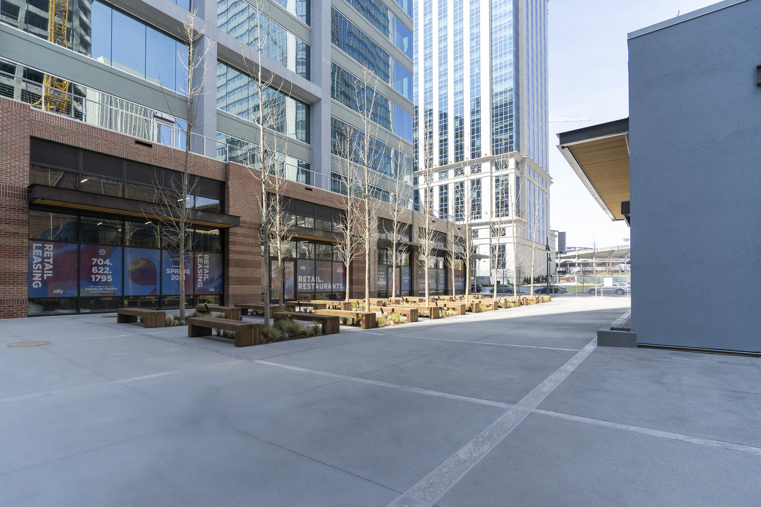 Exterior photos of Ally Charlotte Center
March 2021